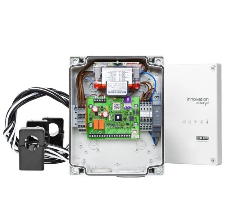 Monitor energii elektrycznej TCM BOX 1P z kartą SIM i trzema przekładnikami 250‑36 - obrazek 1