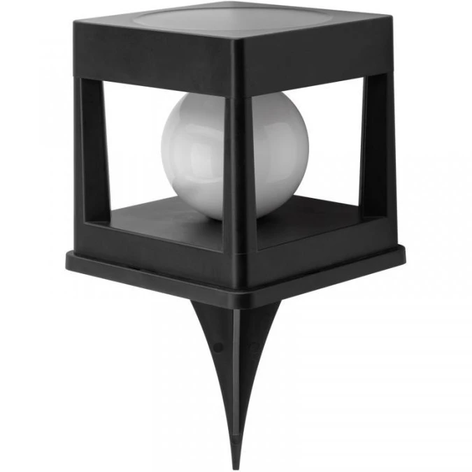 Lampa Solarna Ogrodowa LED KWADRUS Wbijana Zewnętrzna Kula 3000K LUMILED - obrazek 3