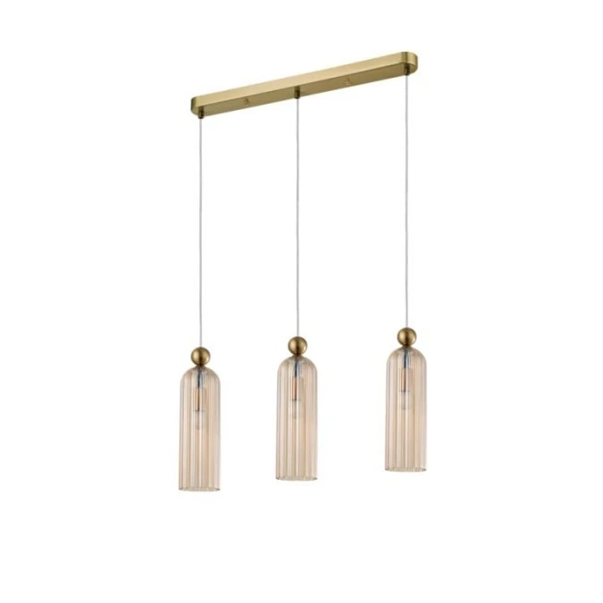 Lampa wisząca Piega 3 LP‑939/3L amber Light Prestige - obrazek 1