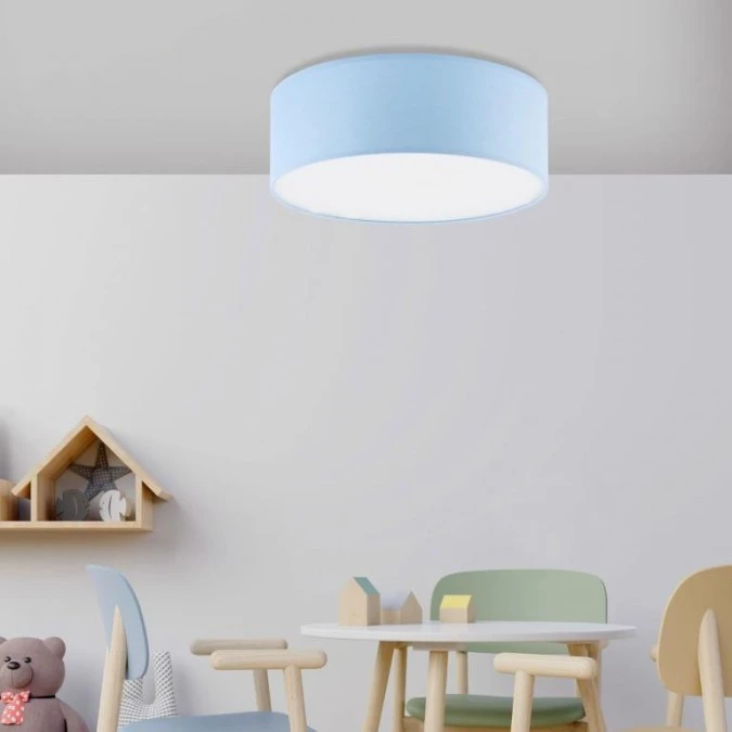 Lampa sufitowa / plafon RONDO KIDS niebieska/biała 3229 TK Lighting - obrazek 2