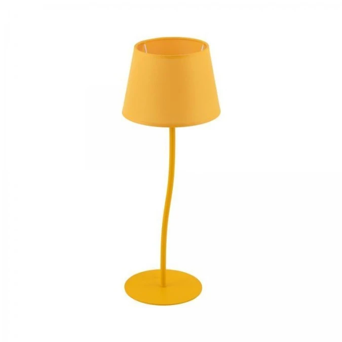 Lampka nocna NICOLA S w kolorze żółtym z abażurem na gwint E27 6641 TK Lighting - obrazek 1