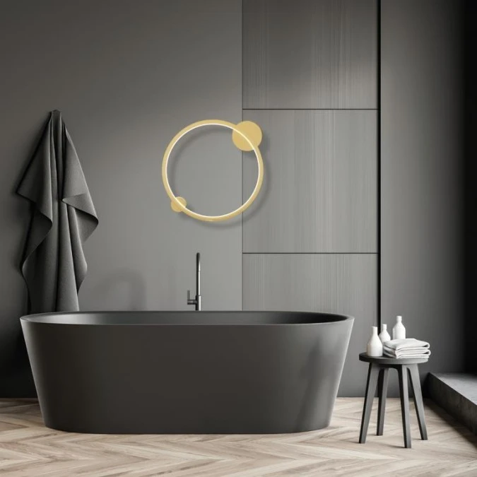 Lampa sufitowa Saturno Gold 25W LED ML8859 Milagro - obrazek 2