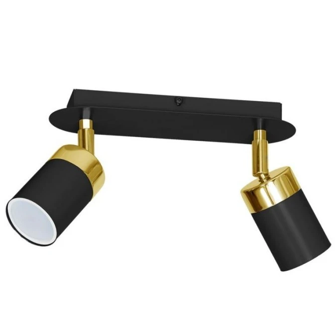 Lampa sufitowa JOKER BLACK/GOLD 2xGU10 MLP6124 Milagro - obrazek 2