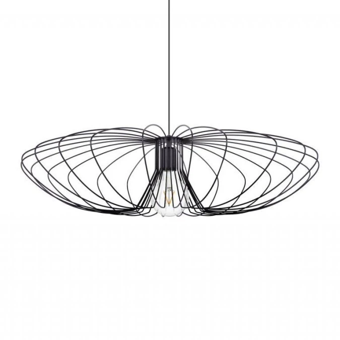 Lampa wisząca dekoracyjna w stylu industrialnym czarna z serii TIZI K‑3409 Kaja Lighting - obrazek 1