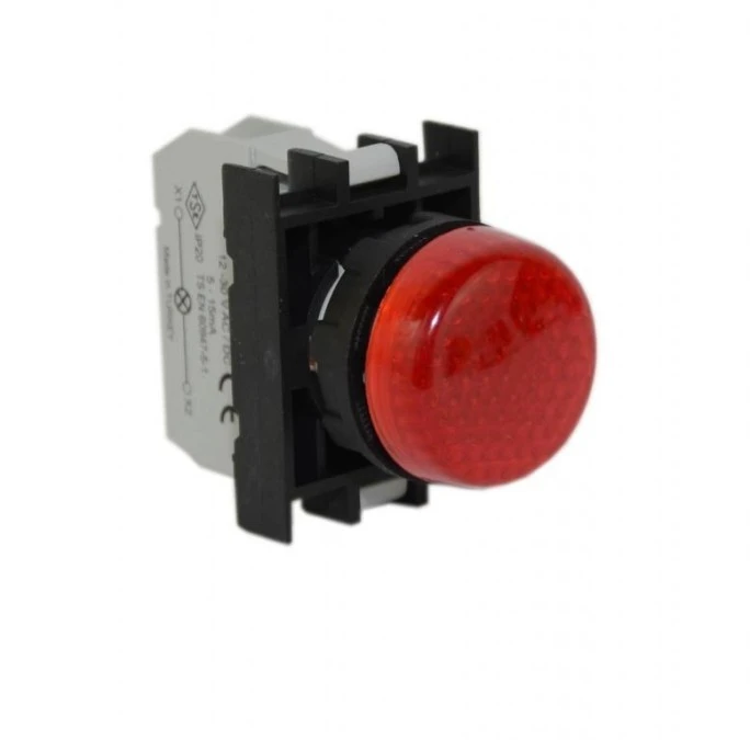 Lampka sygnalizacyjna B z LED, 12‑30V AC/DC, czerwona T0‑B060XK - obrazek 3