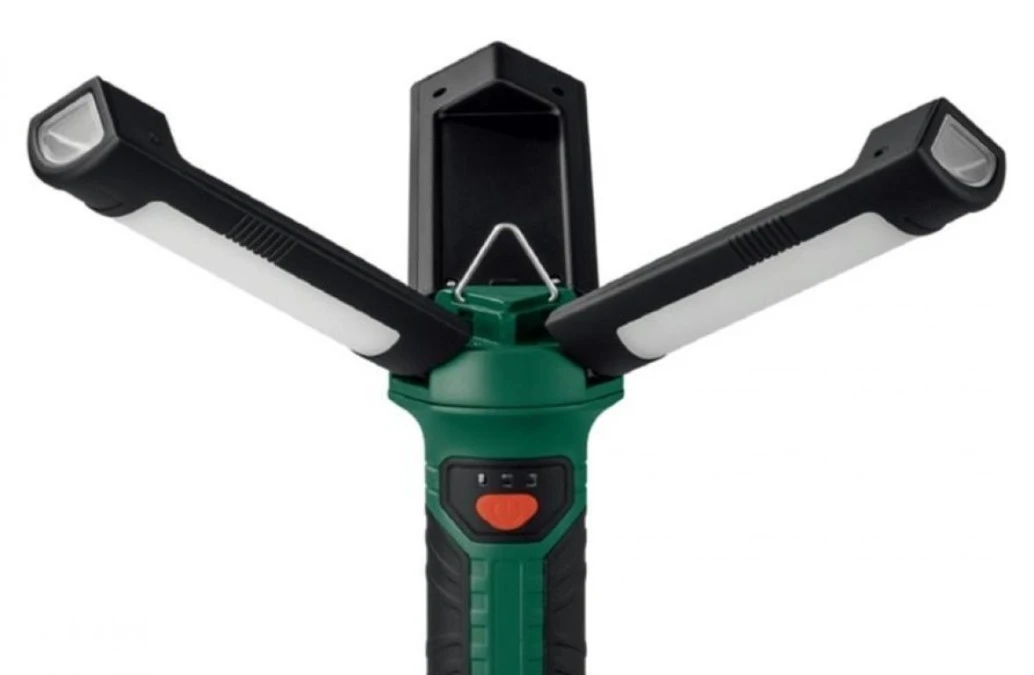 Latarka akumulatorowa Vane LED 600lm, 7500K, 2200MAh, multi tryby świecenia + magnes, ziel‑czar / 47108 - obrazek 3