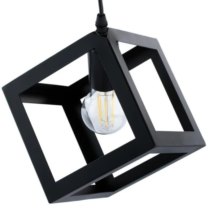Lampa wisząca TALUS geometryczna kwadrat ZWIS do LED 1x E27 LUMILED - obrazek 1
