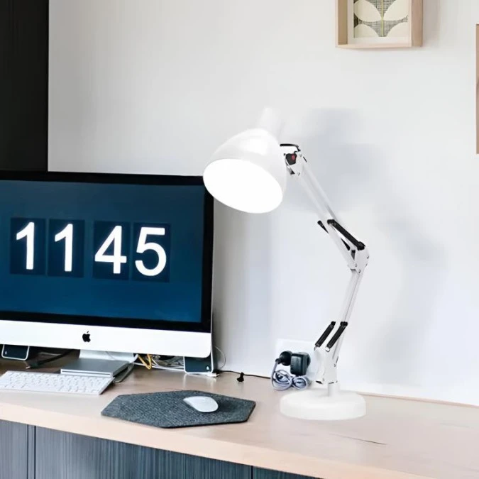 Lampka Biurkowa Stołowa LED 7W CCT Ściemnialna Marti Biała Lumiled - obrazek 3