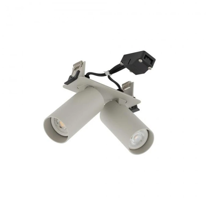 Lampa podtynkowa z ruchomymi spotami FOURTY SURFACE szary 2xGU10 11444 Nowodvorski - obrazek 1