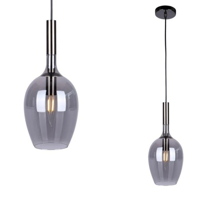 Lampa wisząca LUGANO SMOKED 1xE14 ML8813 Milagro - obrazek 1
