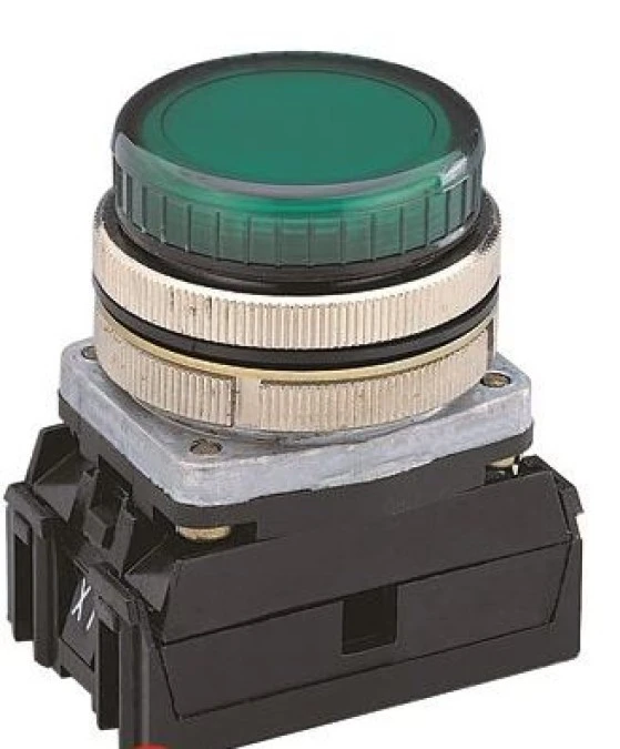 Lampka sygnalizacyjna 30mm zielona 230V AC IP56 NEF30LP/220V Z - obrazek 1