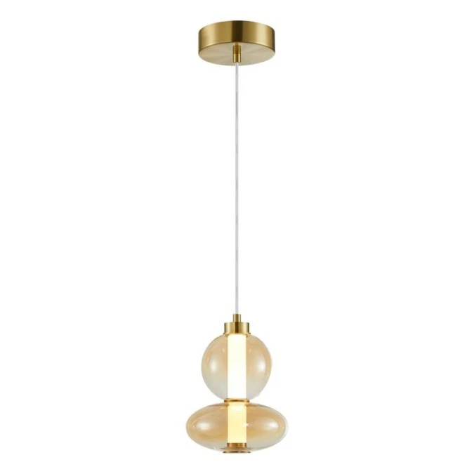 Lampa wisząca DAPHNE AMBER 12W ML0345 Milagro - obrazek 1