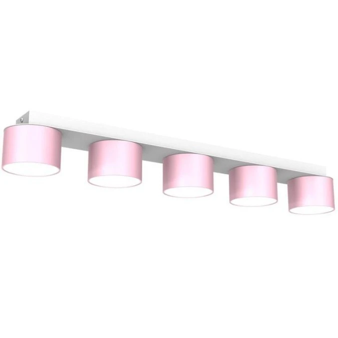 Lampa sufitowa DIXIE Pink/White 5xGX53 MLP7557 Milagro - obrazek 3