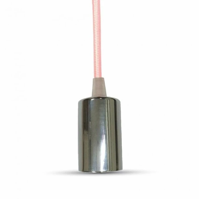 Lampa Wisząca VT‑7338 E27 Max. 60W Beżowa 3794 - obrazek 1