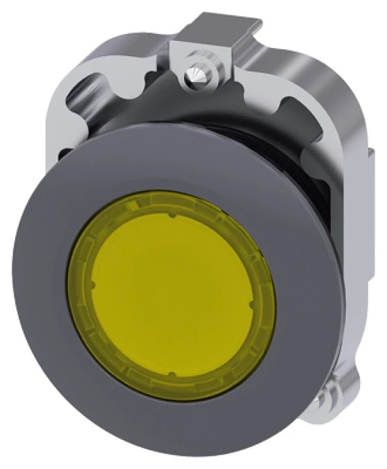 Lampka sygnalizacyjna 30mm żółta płaska metal IP69k SIRIUS ACT 3SU1061‑0JD30‑0AA0 - obrazek 3