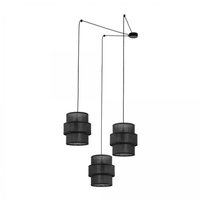 Lampa wisząca nowoczesna czarna 3xE27 CALISTO 5976 TK Lighting - obrazek 2