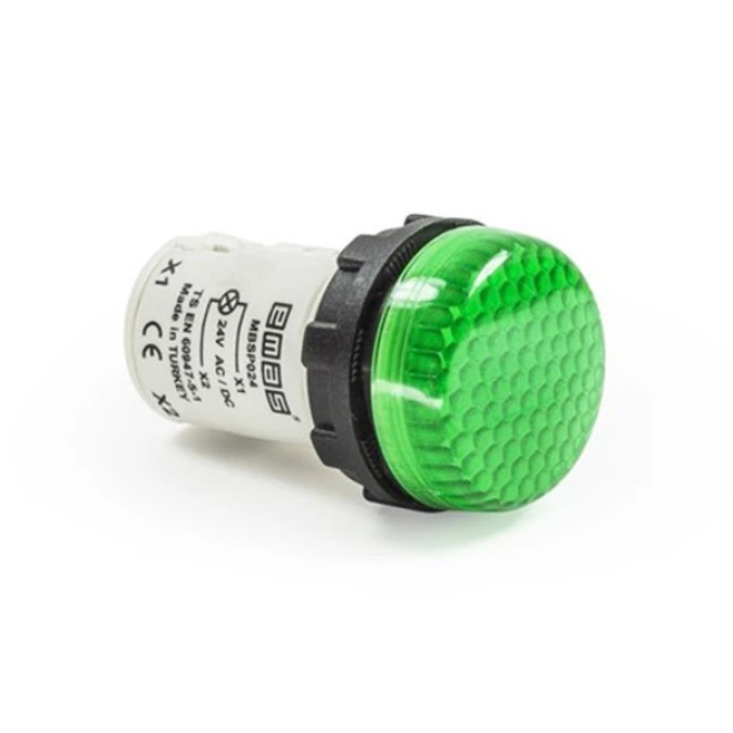 Lampka sygnalizacyjna MB z LED, monoblok, 230V AC, zielona T0‑MBSP220Y - obrazek 3
