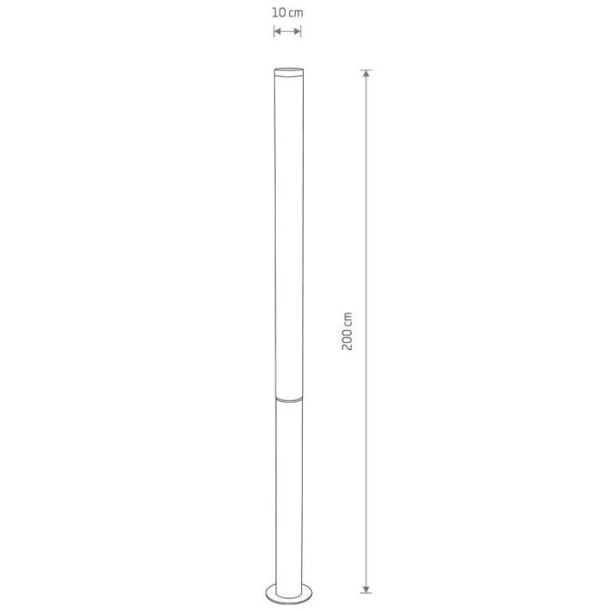Lampa stojąca zewnętrzna MIA LED L IP54 LED 100W 3000K 11375 Nowodvorski - obrazek 2