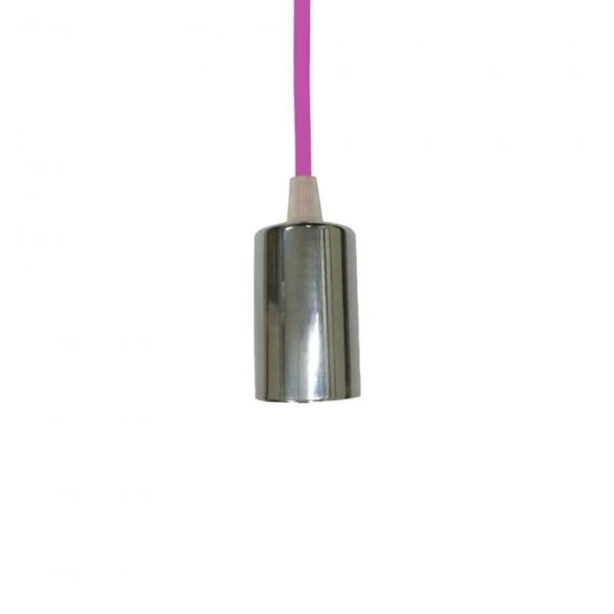 Lampa Wisząca VT‑7338 E27 Max. 60W Jasny Róż 3789 - obrazek 1