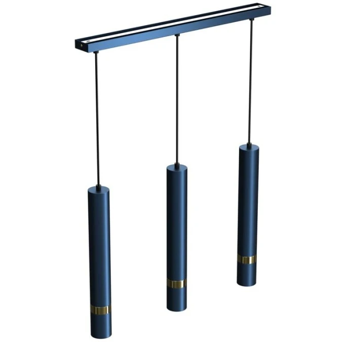 Lampa wisząca JOKER NAVY BLUE/GOLD 3xGU10 MLP7726 Milagro - obrazek 3