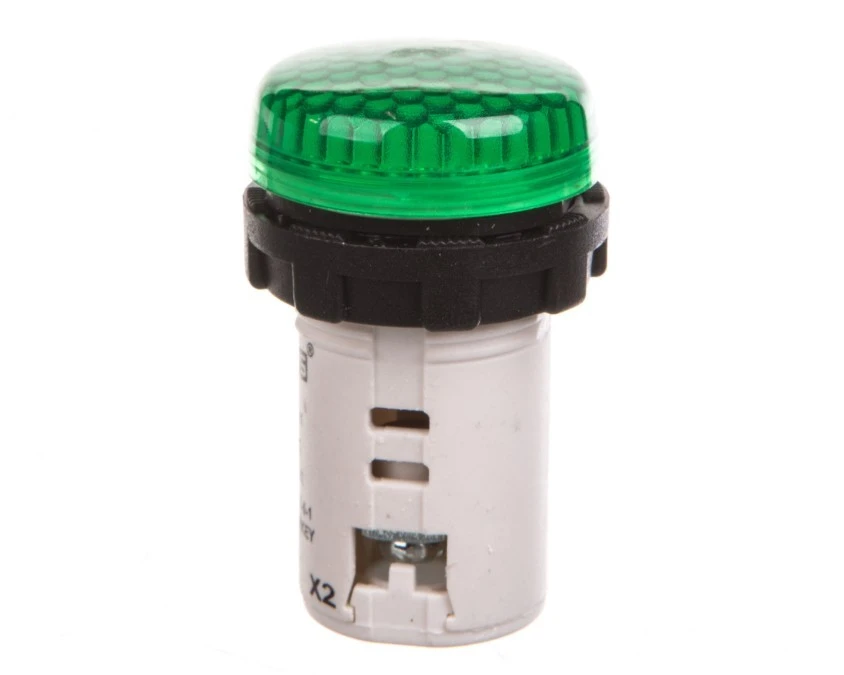 Lampka sygnalizacyjna MB z LED, monoblok, 230V AC, zielona T0‑MBSP220Y - obrazek 1