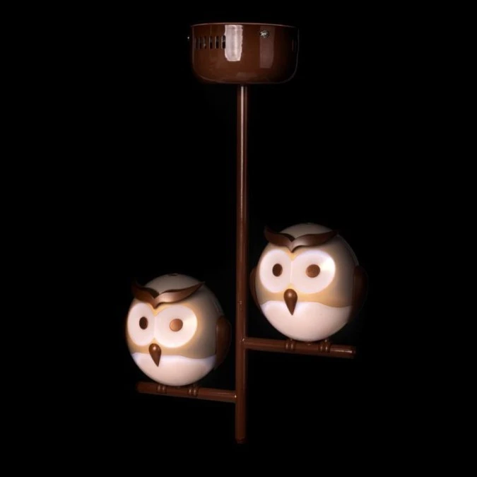 LAMPKA SUFITOWA OWL 2XG9 LED ML244 Milagro - obrazek 3