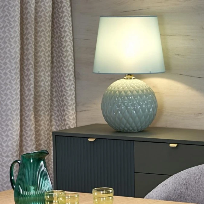 Lampka nocna SANTANA kolor Zielony/Złoty 5903 TK Lighting - obrazek 2
