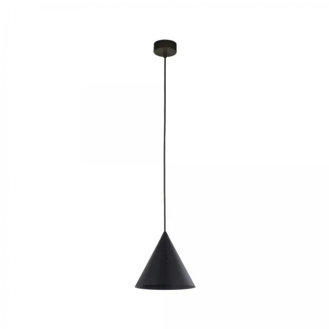 Lampa wisząca z kloszem w kształcie stożka czarna CONO 10058 TK Lighting - obrazek 1