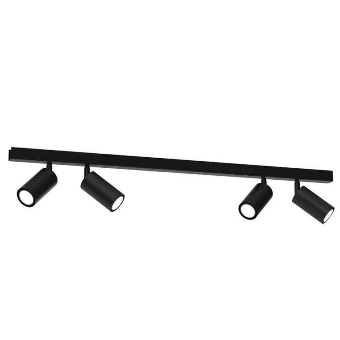 Lampa sufitowa HUDSON BLACK 4xGU10 MLP8797 Milagro - obrazek 1