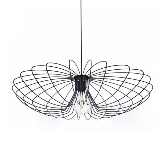 Lampa wisząca dekoracyjna w stylu industrialnym czarna z serii TIZI K‑3409 Kaja Lighting - obrazek 2