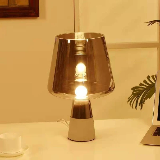 Lampa stołowa Abigali Goblet Smoky, ABIGALI‑TLS‑E14 - obrazek 3