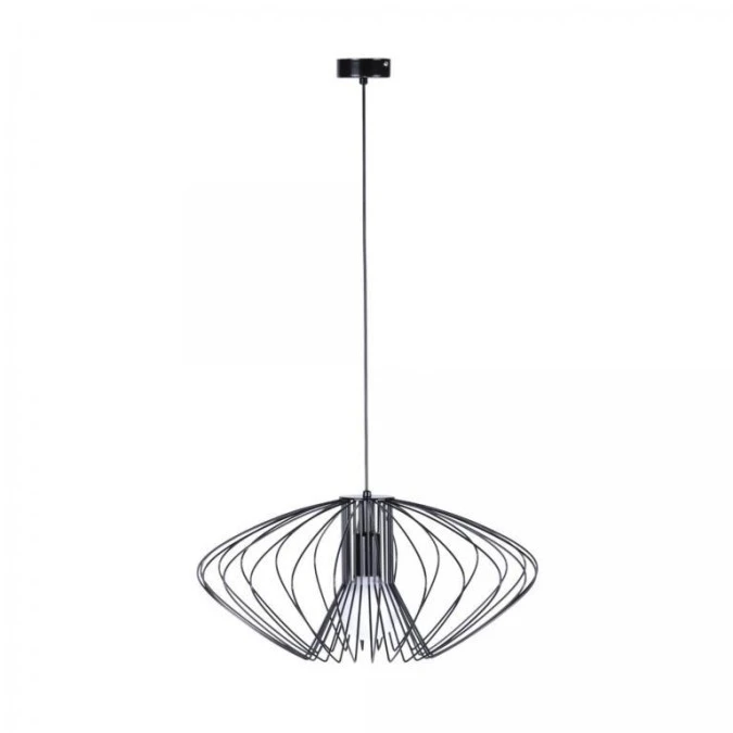 Lampa wisząca dekoracyjna do salonu czarna druciana z serii TIZI K‑3407 CZARNY Kaja Lighting - obrazek 2