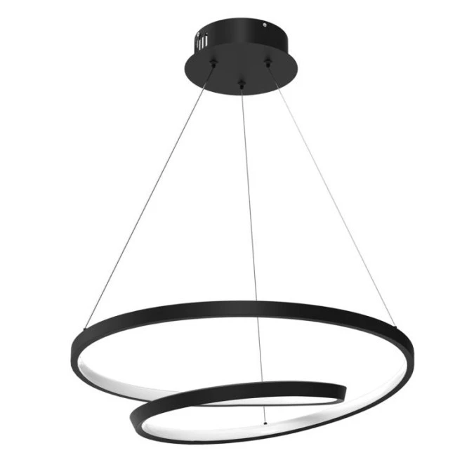 Lampa wisząca LUCERO BLACK 48W LED ML7948 Milagro - obrazek 1