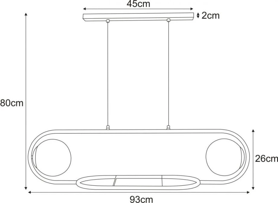 Lampa wisząca FINESTRA szklane klosze, funkcja kwietnika K‑4961 Kaja Lighting - obrazek 2