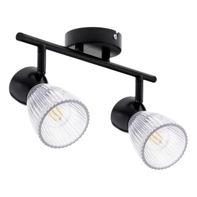 Lampa sufitowa BEST BLACK 2xE14 ML9971 Milagro - obrazek 1