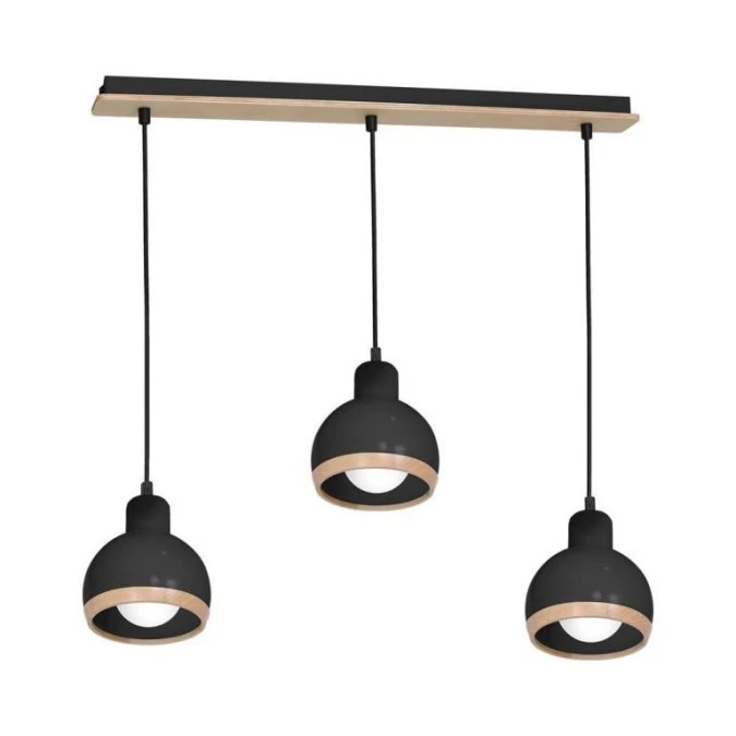 Lampa wisząca OVAL BLACK 3xE27 MLP7046 Milagro - obrazek 1