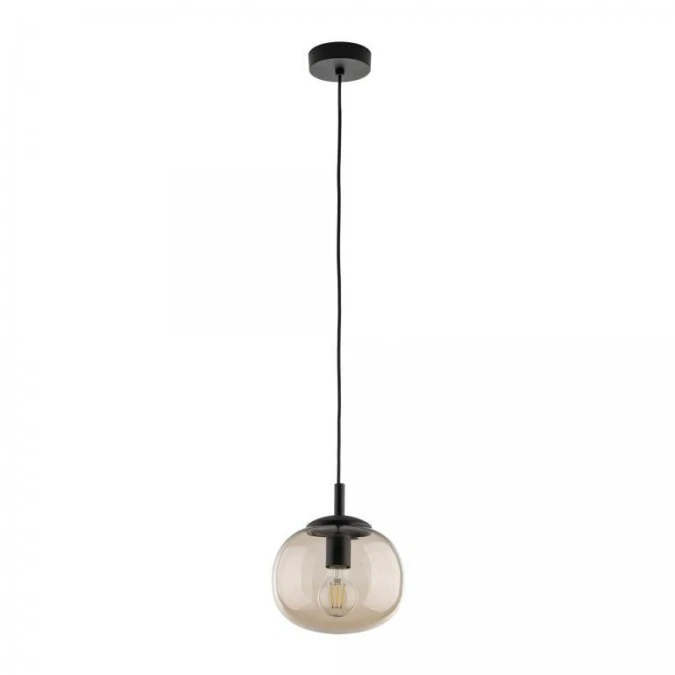 Lampa wisząca ze szklanym, owalnym kloszem 1xE27 VIBE 5826 TK Lighting - obrazek 1