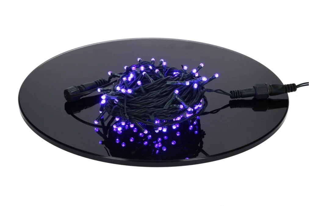 Lampki Bulinex 100led niebieskie 9,90m sznur - obrazek 3