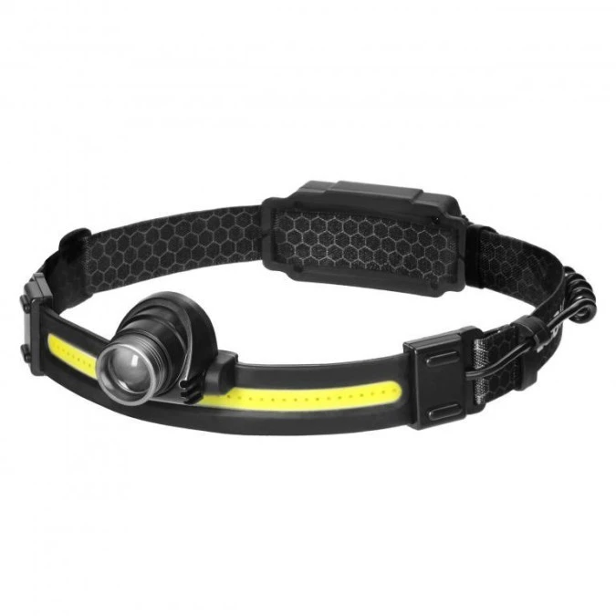 Latarka czołowa LED COB + CREE z akumulatorem 1200 mAh,LT‑9 - obrazek 1