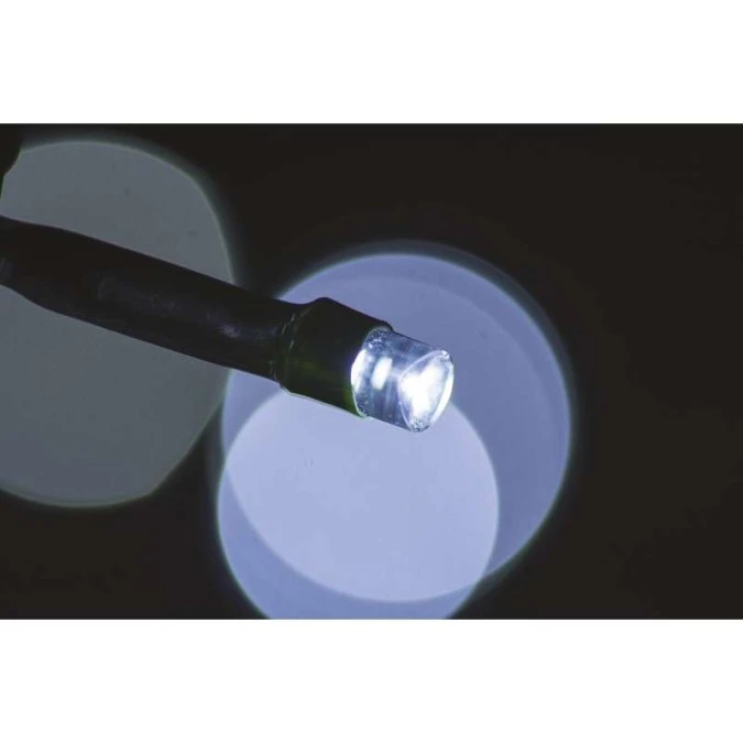 Lampki choinkowe XMAS CLASSIC TIMER 2,4W 40LED 4m IP44 zimny biały D4AC01 - obrazek 2