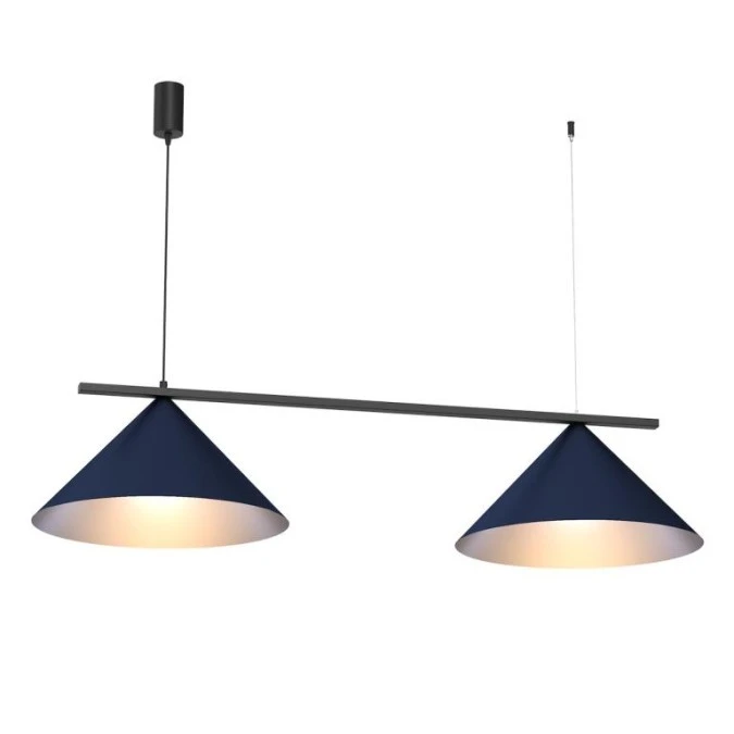 Lampa wisząca CAPITAL BLACK/NAVY BLUE 2XGX53 MLP1531 Milagro - obrazek 2