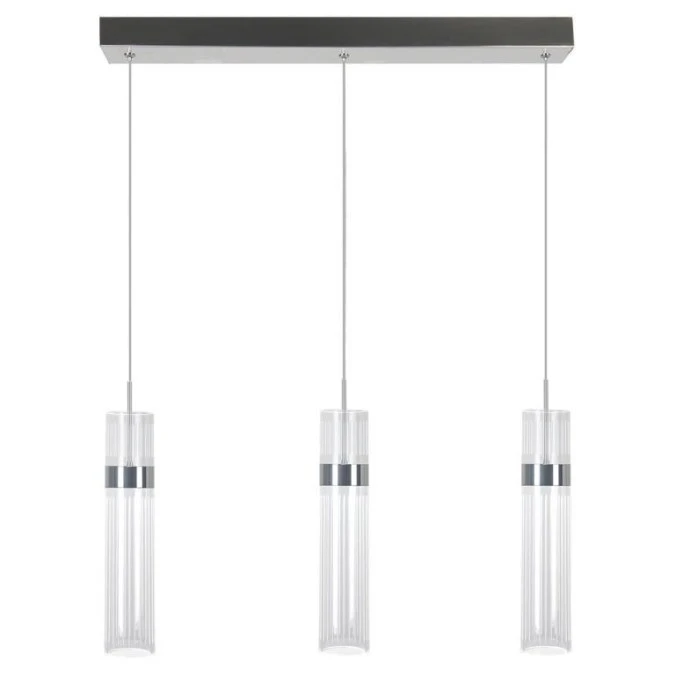 Lampa wisząca Ambiente 3 LED CCT chrom LP‑1510/3L CH Light Prestige - obrazek 1