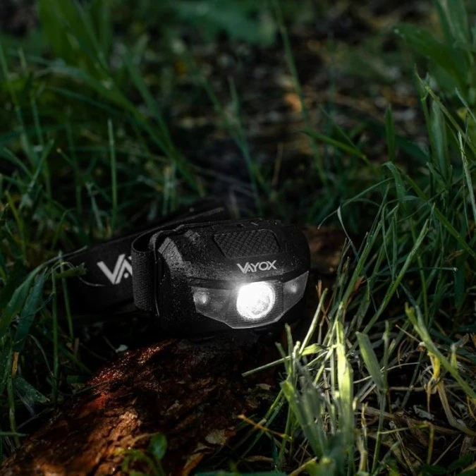 Latarka bateryjna czołowa 100lm LED + 2x LED VA0178 VAYOX - obrazek 3
