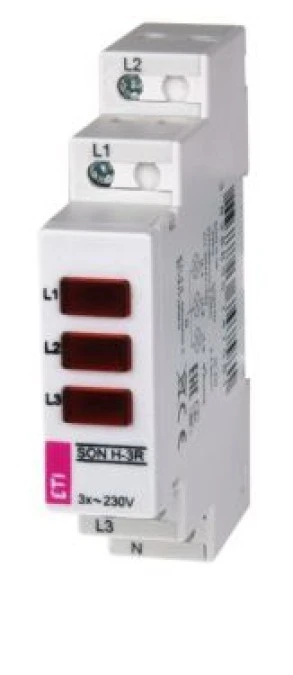 Lampka modułowa 3‑fazowy czerwony SON H‑3R 002471552 - obrazek 1