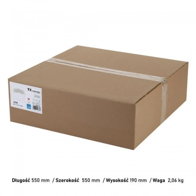 Lampa sufitowa plafon do pokoju dziecięcego chmurka CLOUD LINEN 4 4336 TK Lighting - obrazek 1