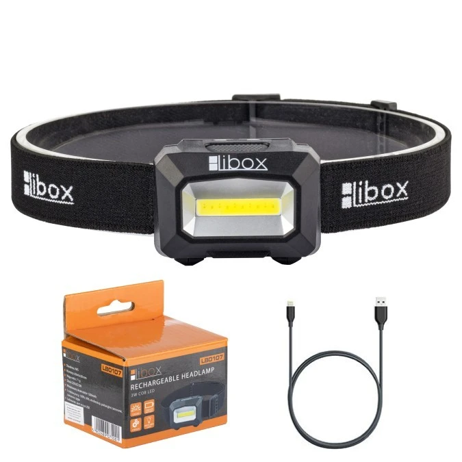 Latarka czołowa LED LB0107 LIBOX - obrazek 2