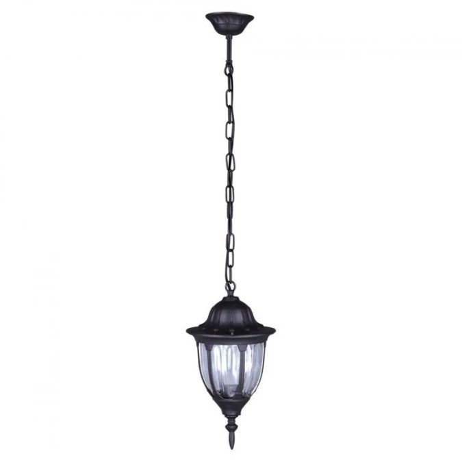 Lampa wisząca zewnętrzna VASCO czarna, na łańcuchu, IP44 gwint E27 K‑5007H/N Kaja Lighting - obrazek 1