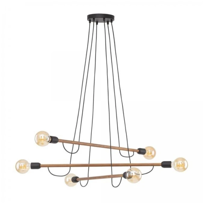 Lampa wisząca HELIX WOOD ORZECH 4950 TK Lighting - obrazek 1