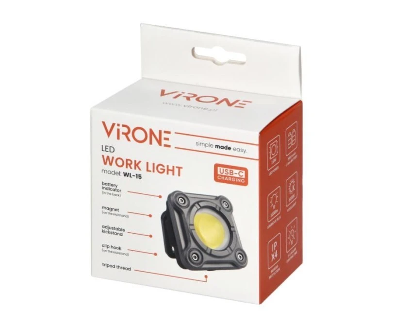 LAMPA WARSZTATOWA WL‑15 VIRONE - obrazek 2