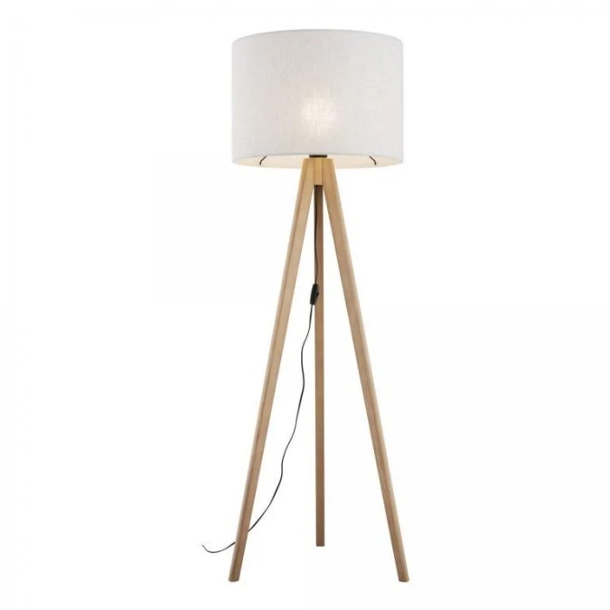 Lampa podłogowa 145cm z abażurem w kolorze lnu GRAND 16007 TK Lighting - obrazek 3